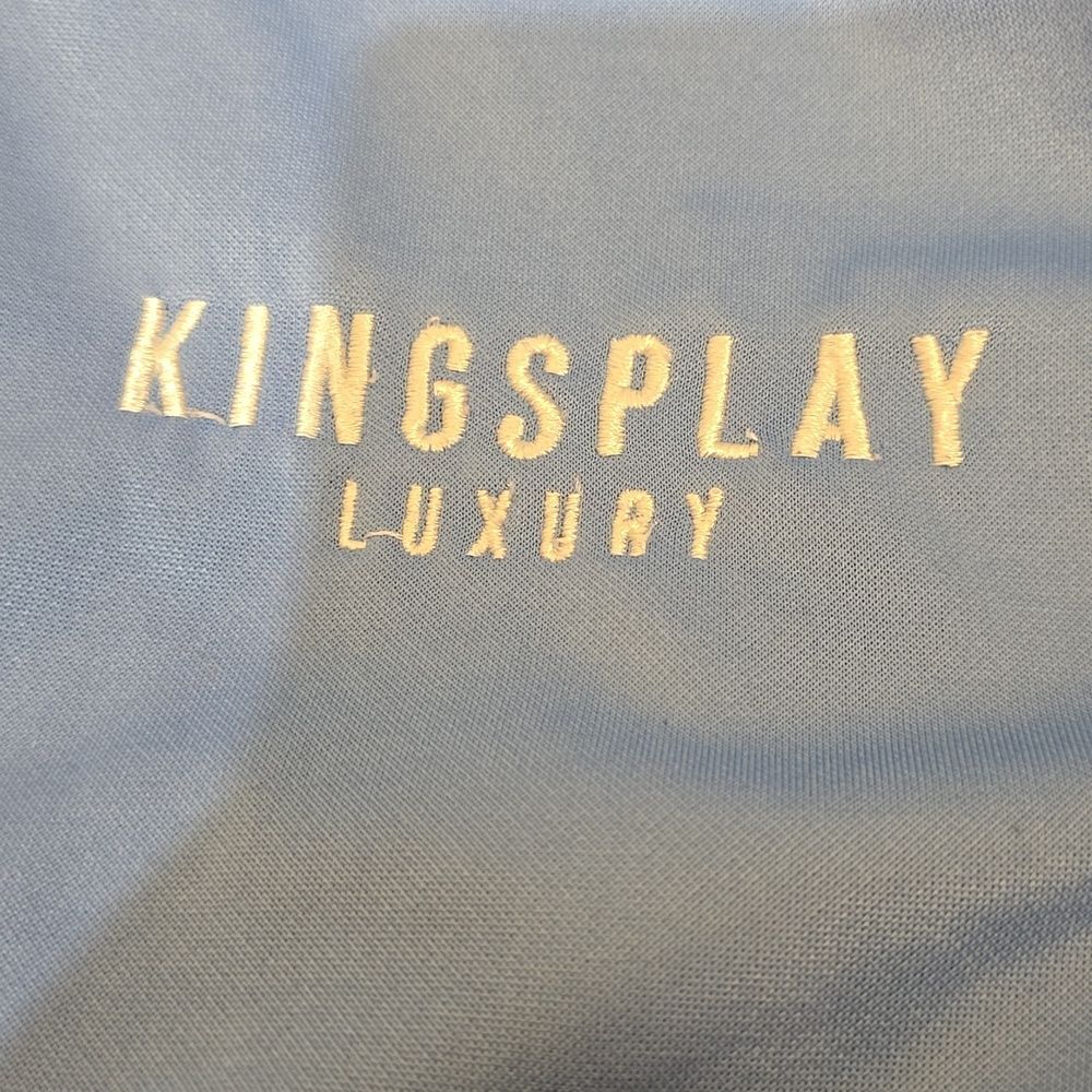 KINGSPLAY TRACK SUIT LIGHT BLUE ZIP - Picture 12 of 12